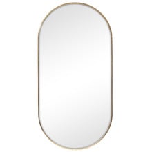 120cm Nova Oval Aluminium Wall Mirror